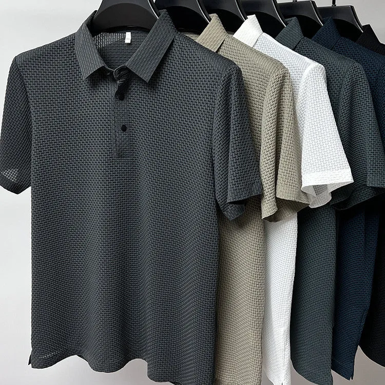 Mesh Ice Silk Short Sleeve T-shirts